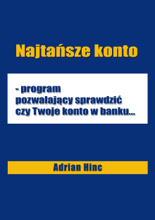 Najtańsze konto Najtańsze konto